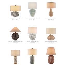 灯饰设计 Currey & Company 2025年美国台灯设计产品图片目录