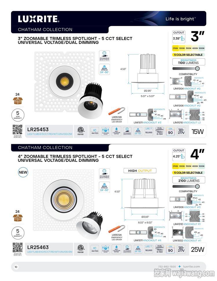 Luxrite 2026年商业照明LED灯具产品图片电子目录_灯饰设计（共476张） - 挖家网