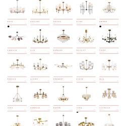 灯饰设计 Freya 2026年俄罗斯流行轻奢灯饰设计图片电子图册