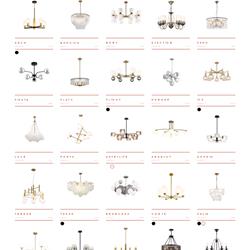 灯饰设计 Freya 2026年俄罗斯流行轻奢灯饰设计图片电子图册
