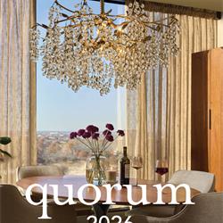 灯饰设计图:Quorum 2026年最新美式灯具品牌产品图片电子图册