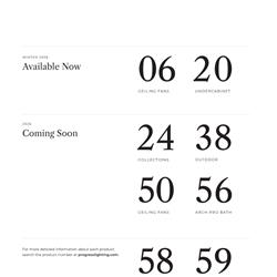 灯饰设计 Progress 2026年1月新品美式灯饰设计图片电子目录