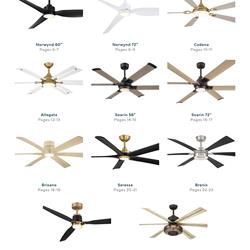 灯饰设计 Minka Aire 2026年新款美国风扇灯吊扇灯设计产品图片