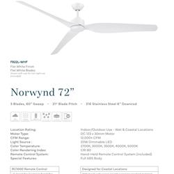 灯饰设计 Minka Aire 2026年新款美国风扇灯吊扇灯设计产品图片