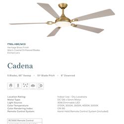 灯饰设计 Minka Aire 2026年新款美国风扇灯吊扇灯设计产品图片