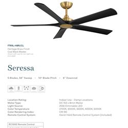 灯饰设计 Minka Aire 2026年新款美国风扇灯吊扇灯设计产品图片