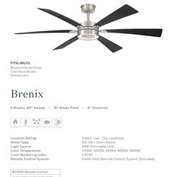 灯饰设计 Minka Aire 2026年新款美国风扇灯吊扇灯设计产品图片