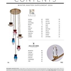 灯饰设计 Kalco Allegri 2026年新款灯饰产品图片电子目录