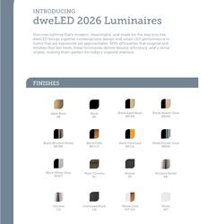 灯饰设计 DWELED 2026年美国现代LED灯饰设计图片电子图册