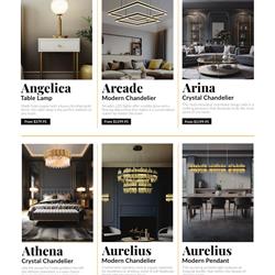 灯饰设计 Mod 2025年冬季美国现代时尚灯饰图片电子画册