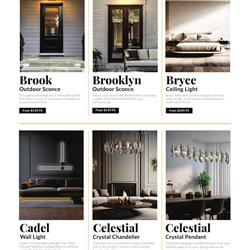 灯饰设计 Mod 2025年冬季美国现代时尚灯饰图片电子画册