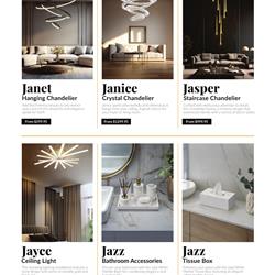 灯饰设计 Mod 2025年冬季美国现代时尚灯饰图片电子画册