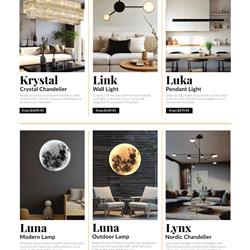 灯饰设计 Mod 2025年冬季美国现代时尚灯饰图片电子画册