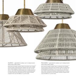 灯饰设计 Palecek 2026年美国藤艺布艺灯饰设计素材图片电子画册