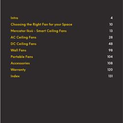 灯饰设计 Mercator 2025年澳大利亚风扇灯吊扇灯图片电子目录