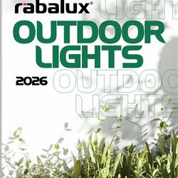 灯具设计 Rabalux 2026年匈牙利户外灯具产品图片电子目录