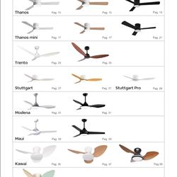 灯饰设计 Jueric 2026年西班牙风扇灯吊扇灯产品图片电子书