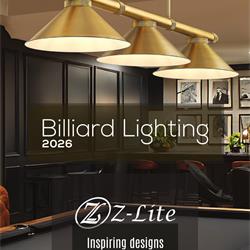 Z-Lite 2026年欧美台球馆灯具设计图片电子图册