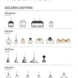 灯饰设计 Golden Lighting 2026年流行美式灯饰设计图片电子书