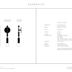灯饰设计 APPARATUS 2026年美国现代时尚灯饰设计产品图片电子目录