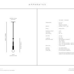 灯饰设计 APPARATUS 2026年美国现代时尚灯饰设计产品图片电子目录